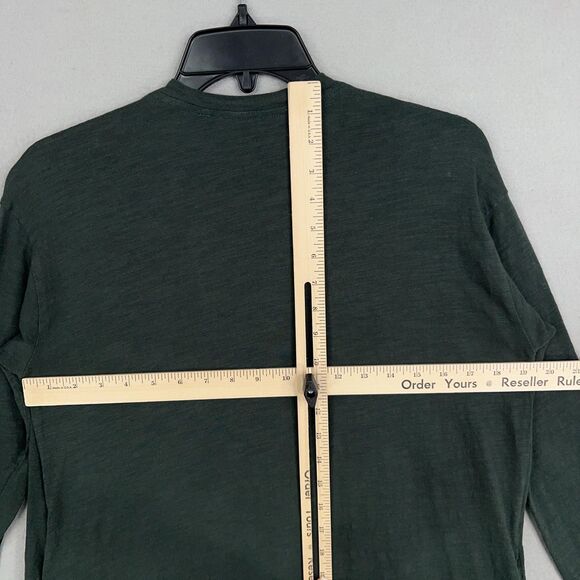 Three Bird Nest Cardigan Womens Small Forest Green Long Open Duster Pocket Drape - Picture 11 of 14